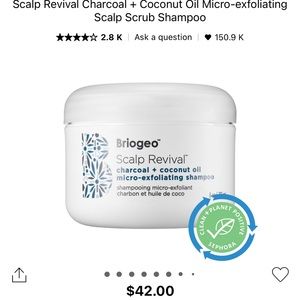 Briogeo Scalp Revival Charcoal + Coconut Oil Scalp Scrub / Shampoo